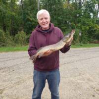 George Wells Fishing Trips Pike on Lake Iguadona